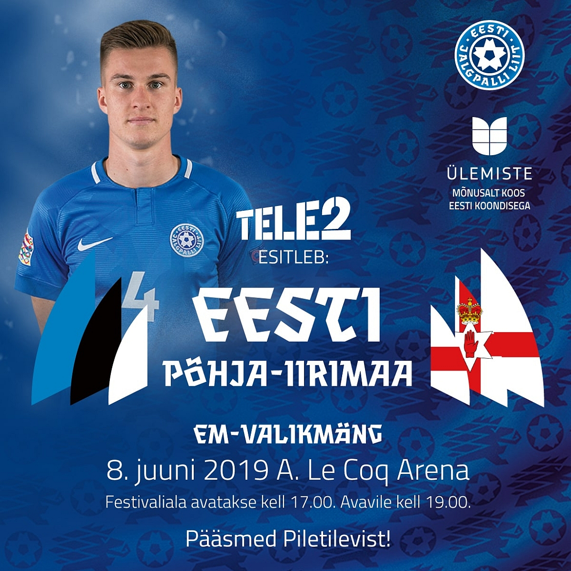 Eesti jalgpallikoondise banner