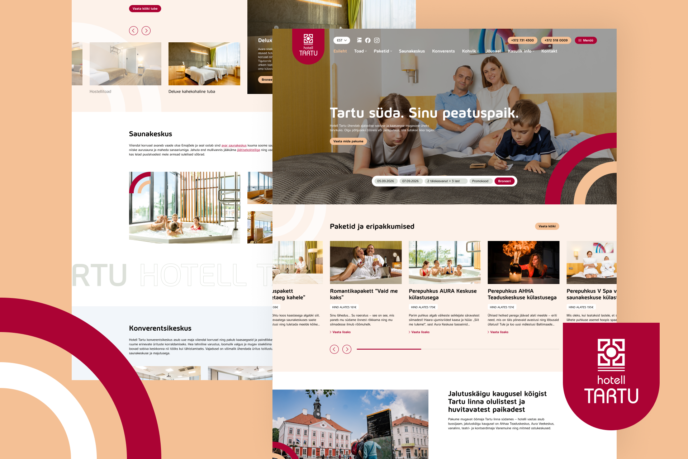 Tartu Hotell kodulehe tegemine